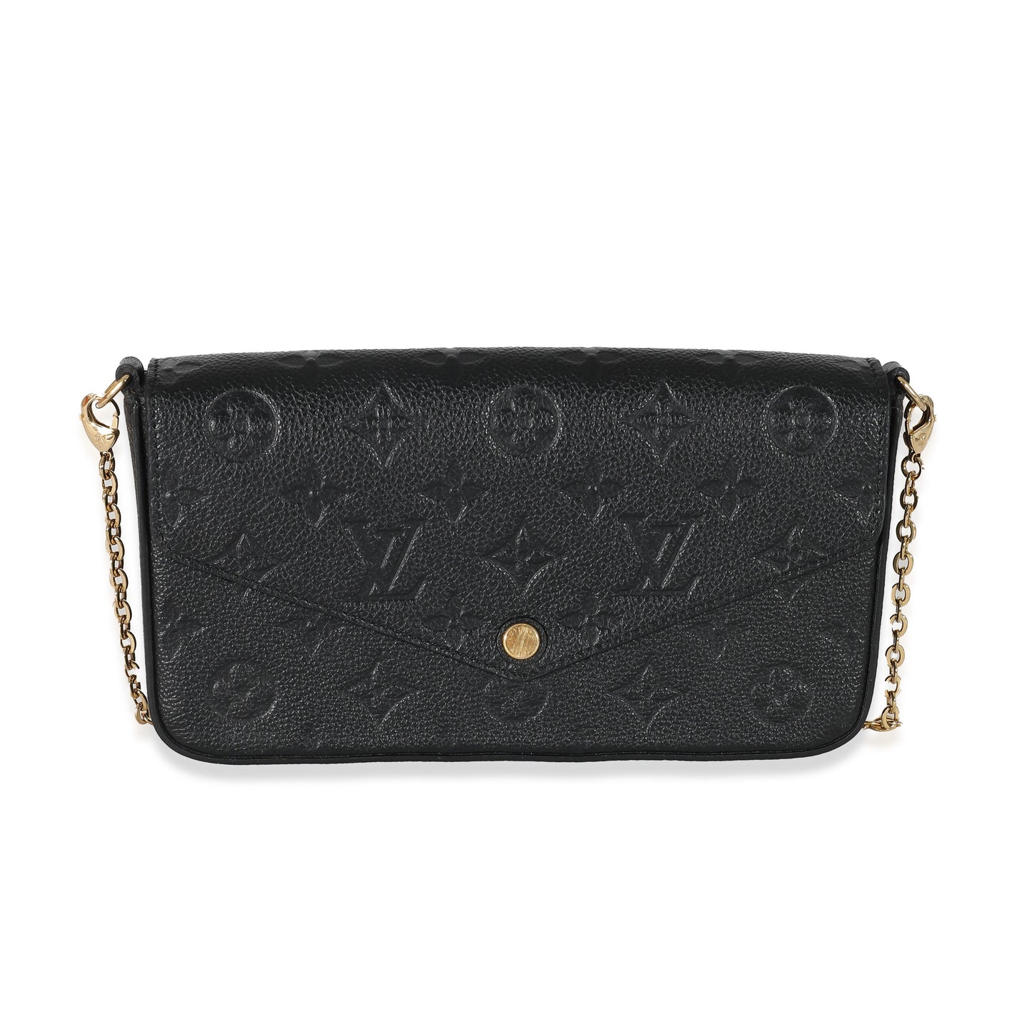 Louis Vuitton Empreinte Félicie Pochette Monogram Black Clutch Bag 3