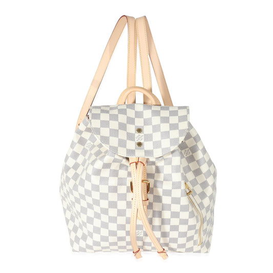 Louis Vuitton Damier Azur Sperone Backpack Canvas Sperone Backpack