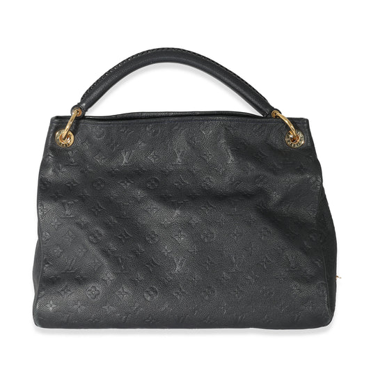 Louis Vuitton Infini Empreinte Artsy MM Monogram Blue Handbag