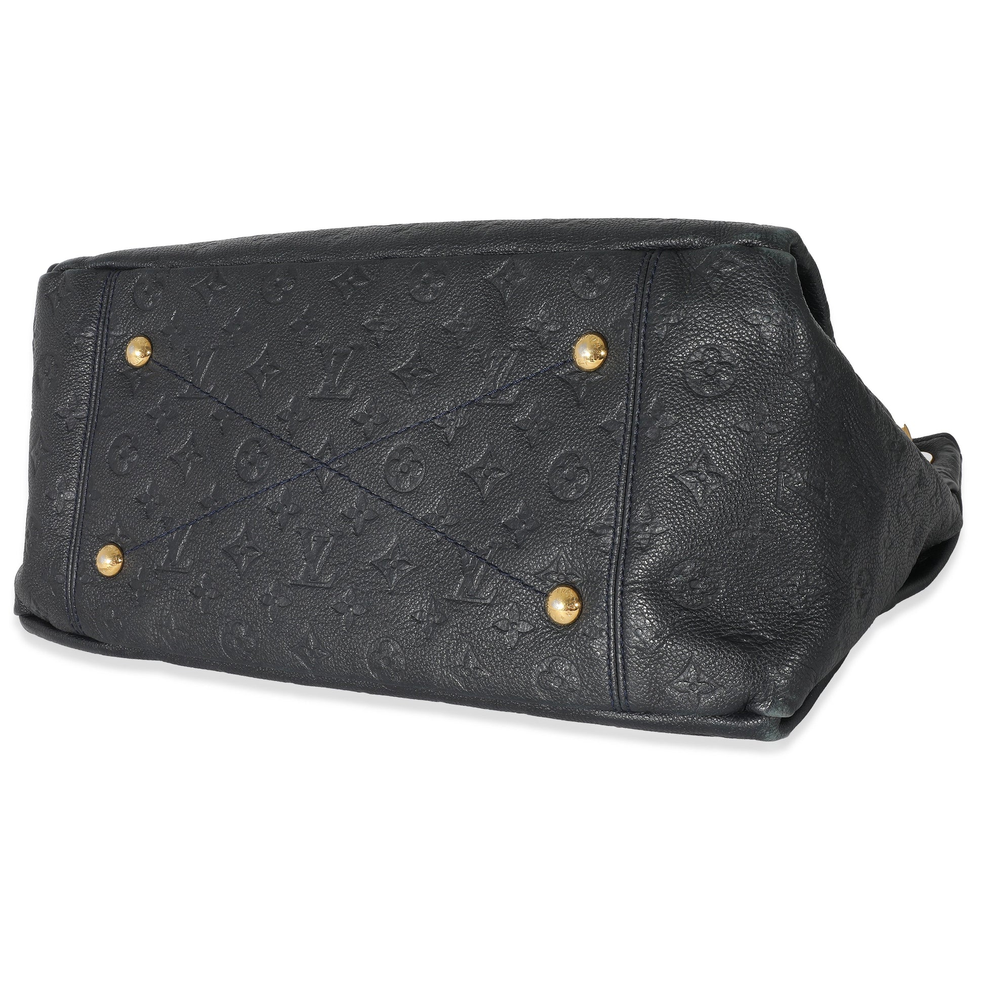 Louis Vuitton Infini Empreinte Artsy MM Monogram Blue Handbag