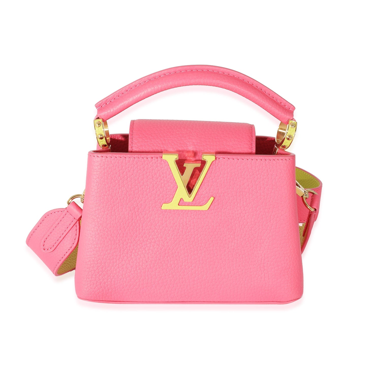 Louis Vuitton Dragonfruit Cedrat Taurillon Capucines Mini Hat