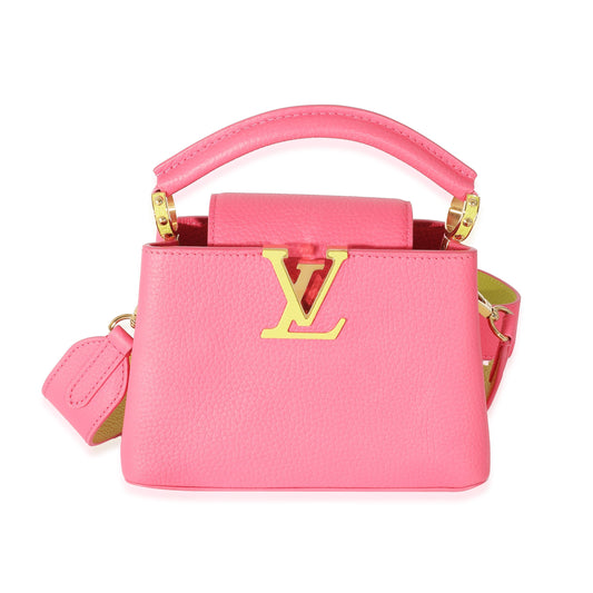 Louis Vuitton Dragonfruit Cedrat Taurillon Capucines Mini Hat