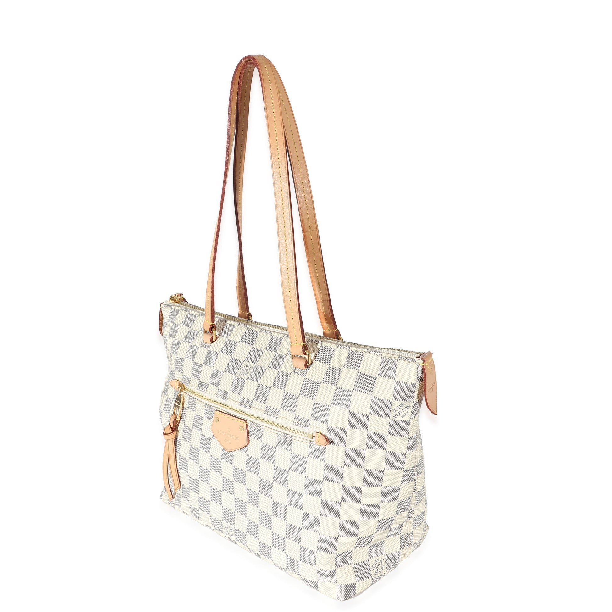 Louis Vuitton Damier Azur Iena PM Canvas Handbag 4
