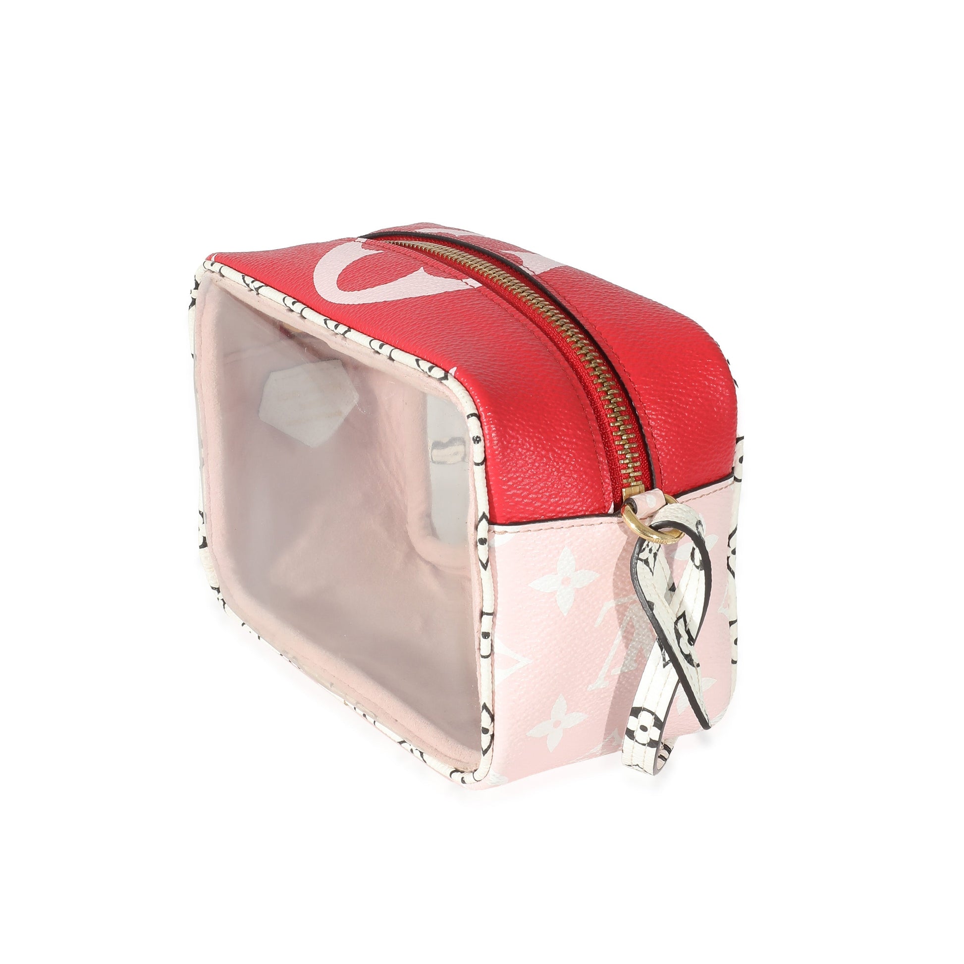 Louis Vuitton Giant PVC Beach Pouch Monogram Canvas Red Handbag