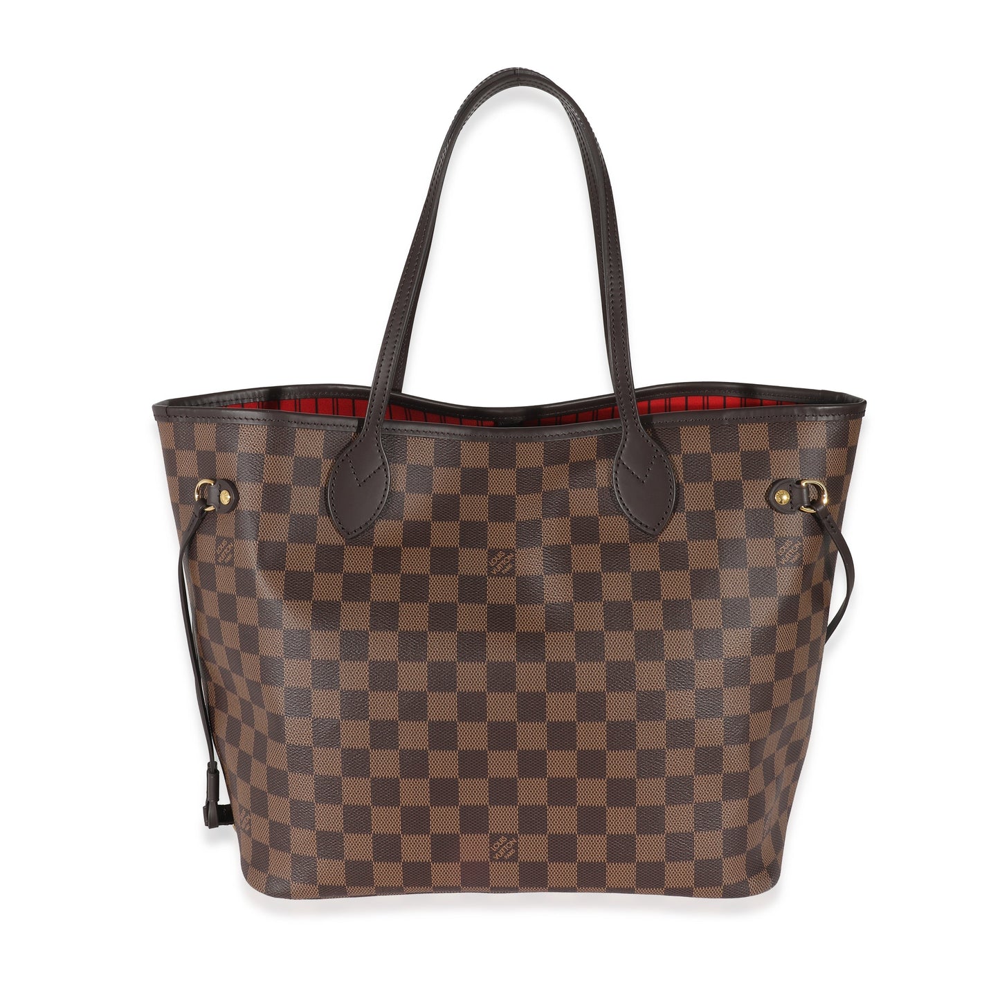 Louis Vuitton Damier Ebene Neverfull MM Canvas Tote Bag 13