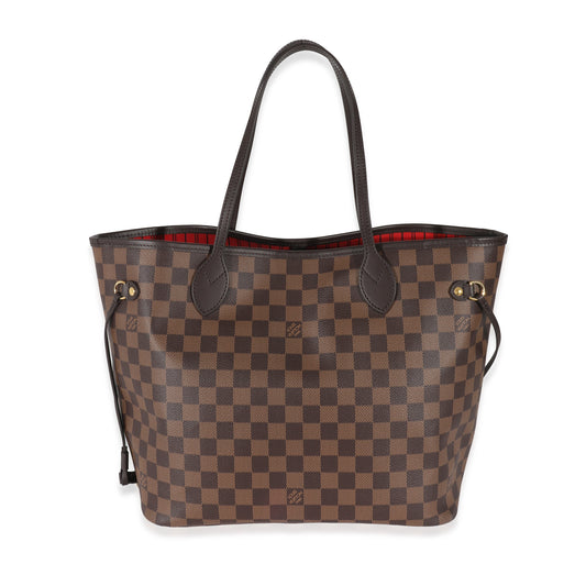 Louis Vuitton Damier Ebene Neverfull MM Canvas Tote Bag 13
