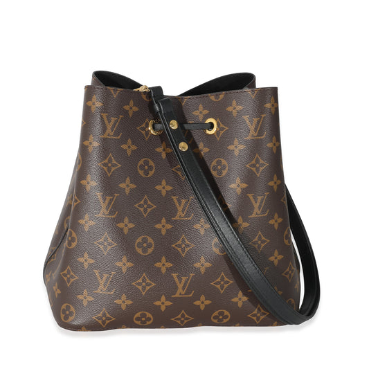 Louis Vuitton NéoNoé MM Monogram Canvas Black Handbag Neonoe Mm