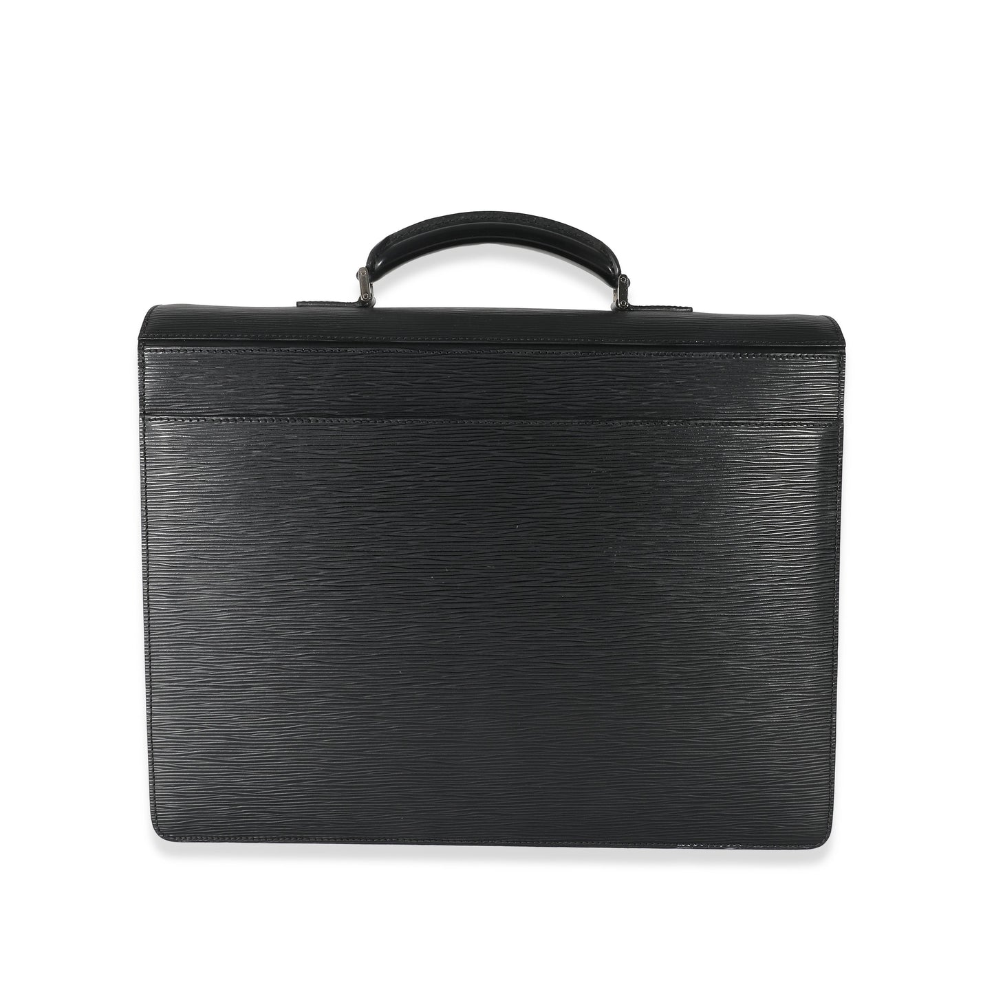 Louis Vuitton Epi Robusto 2 Compartment Briefcase Black Handbag