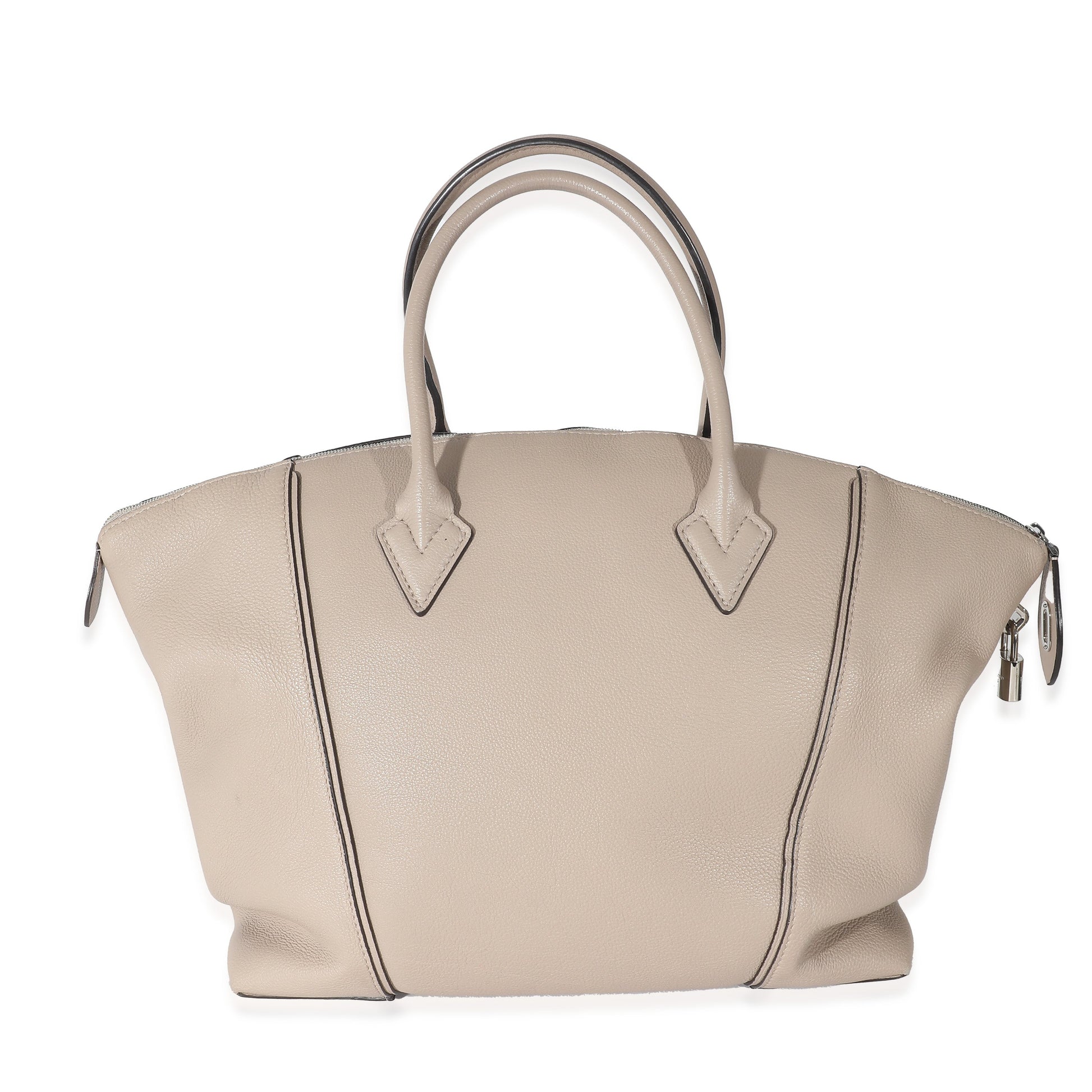 Louis Vuitton Galet Veau Cachemire Soft Lockit Handbag