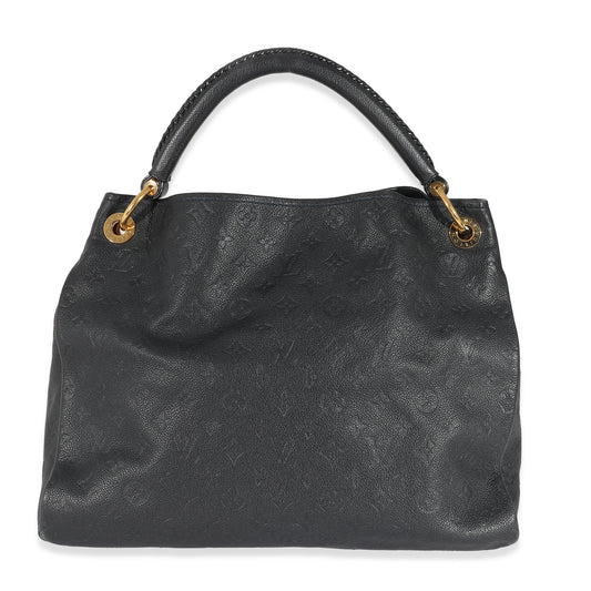 Louis Vuitton Bleu Nuit Empreinte Artsy MM Handbag