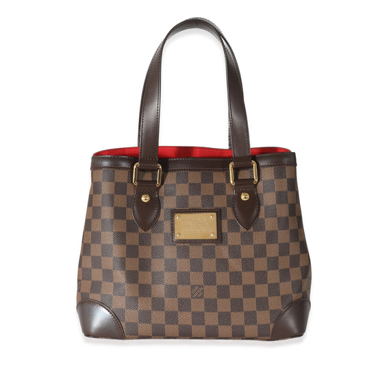 Louis Vuitton Damier Ebene Hampstead PM Canvas Handbag Hampstead Pm