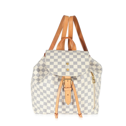 Louis Vuitton Damier Azur Sperone Backpack Canvas 3