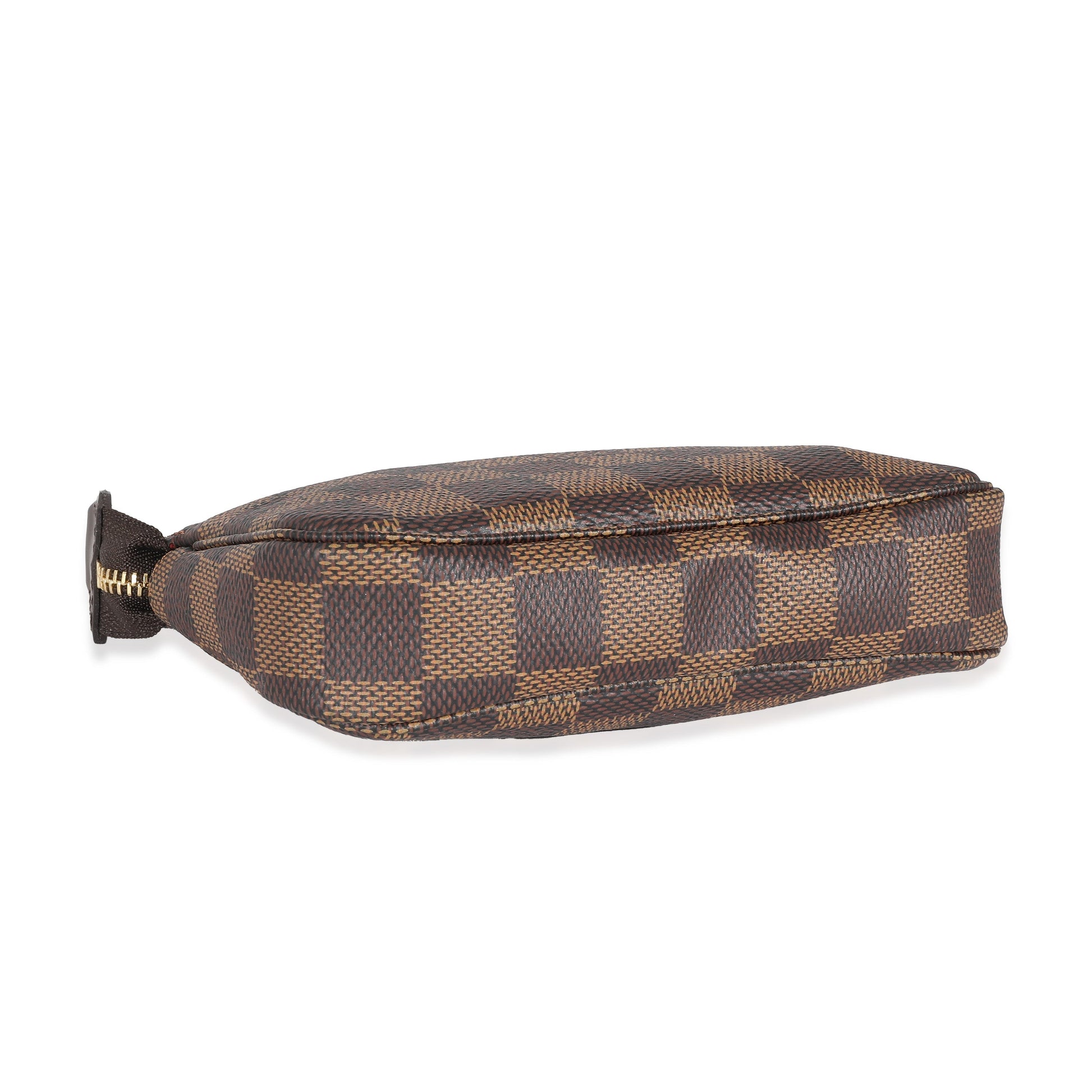 Louis Vuitton Damier Ebene Pochette Accessoires Canvas Mini Clutch Bag 4