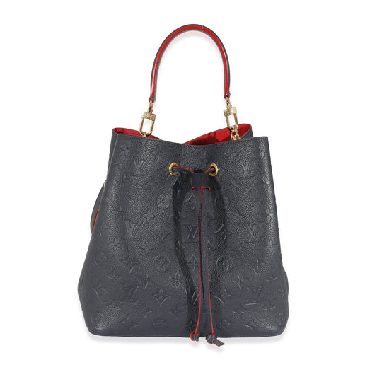 Louis Vuitton Marine Rouge Empreinte NéoNoé MM Monogram Handbag