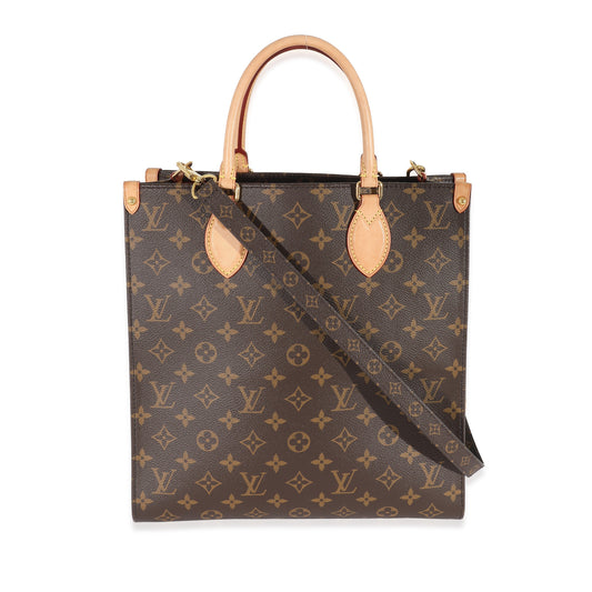 Louis Vuitton Sac Plat PM Monogram Canvas Handbag