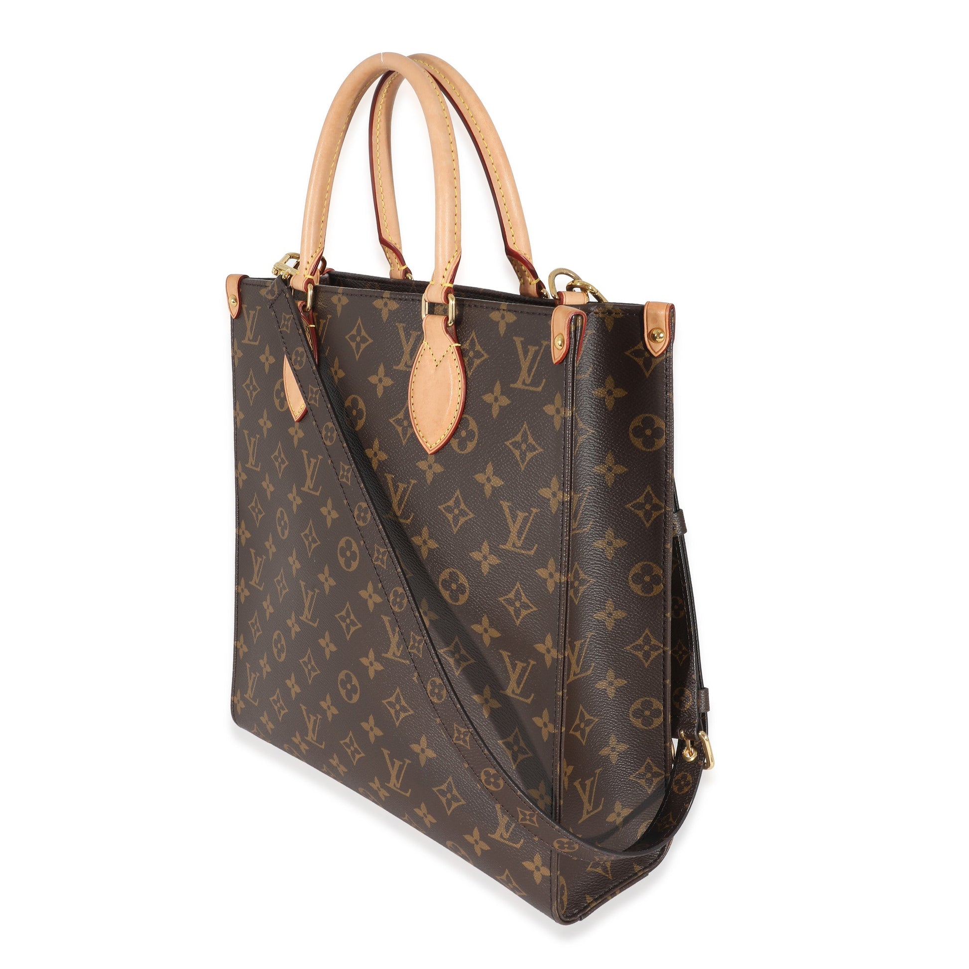 Louis Vuitton Sac Plat PM Monogram Canvas Handbag