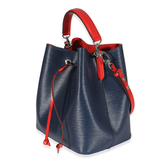 Louis Vuitton Coquelicot Indigo Epi NéoNoé MM Handbag
