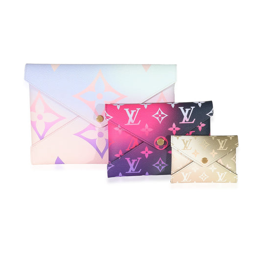 Louis Vuitton Sunrise Pastel Giant Spring City Monogram Canvas Jewelry Kirigami P