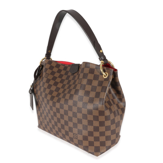 Louis Vuitton Damier Ebene Graceful PM Canvas Handbag 9