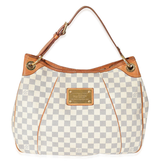 Louis Vuitton Damier Azur Galliera PM Canvas Handbag