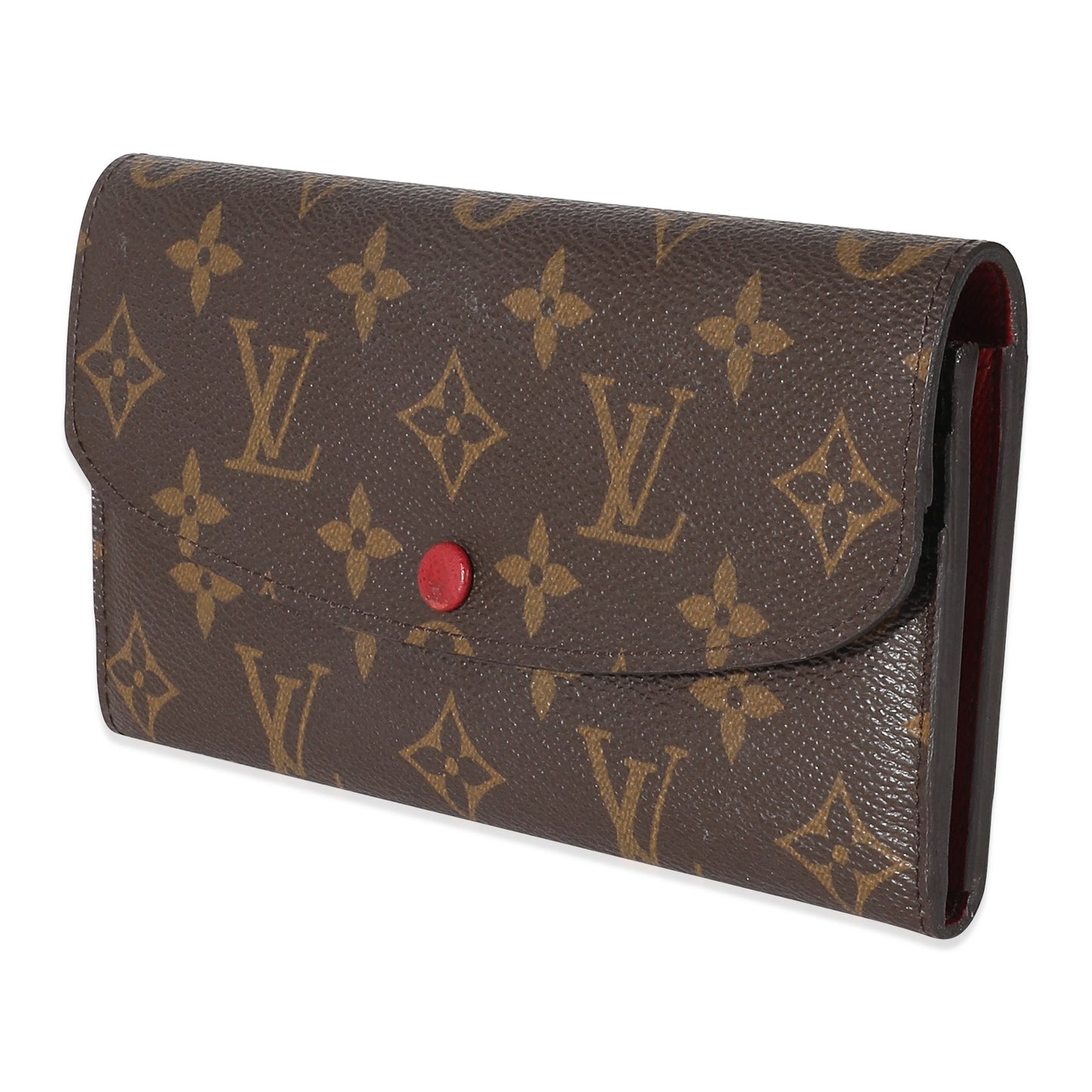 Louis Vuitton Fuchsia Emilie Monogram Canvas Wallet Case 5
