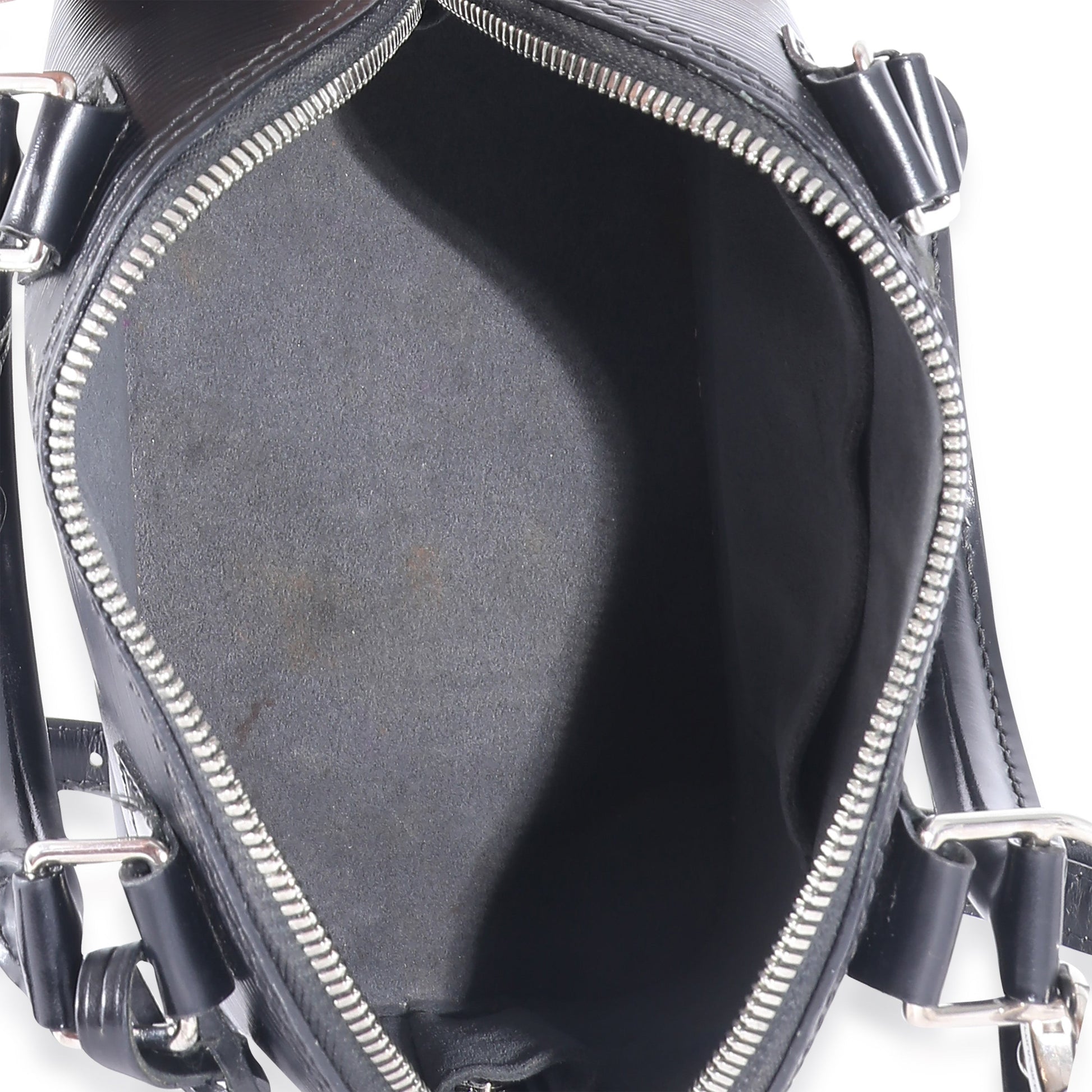 Louis Vuitton Epi Alma BB Black Handbag 3