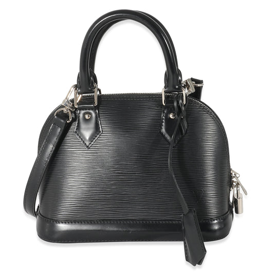 Louis Vuitton Epi Alma BB Black Handbag 3