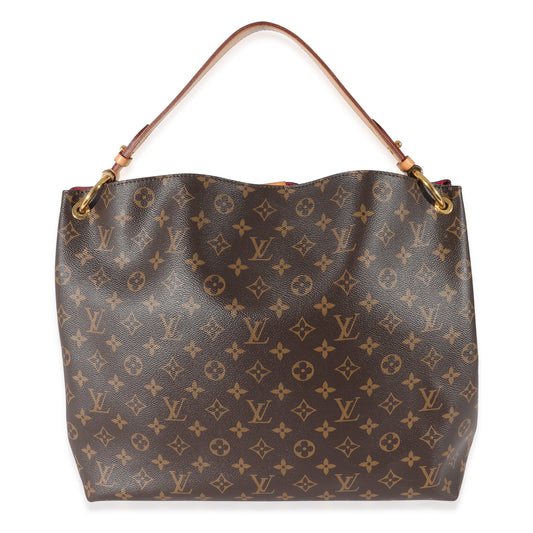 Louis Vuitton Graceful MM Monogram Canvas Handbag 9