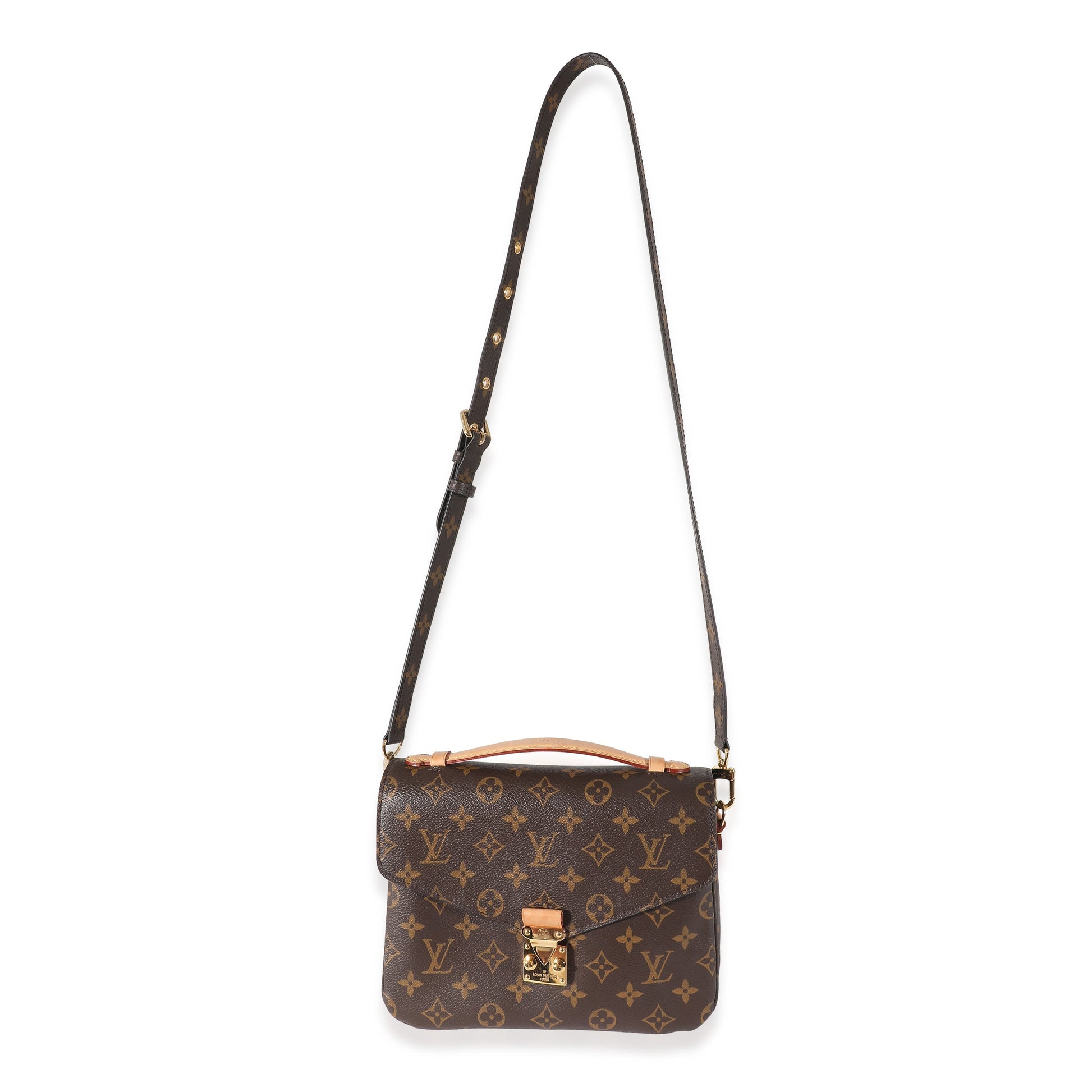 Louis Vuitton Pochette Metis Monogram Canvas Clutch Bag 11