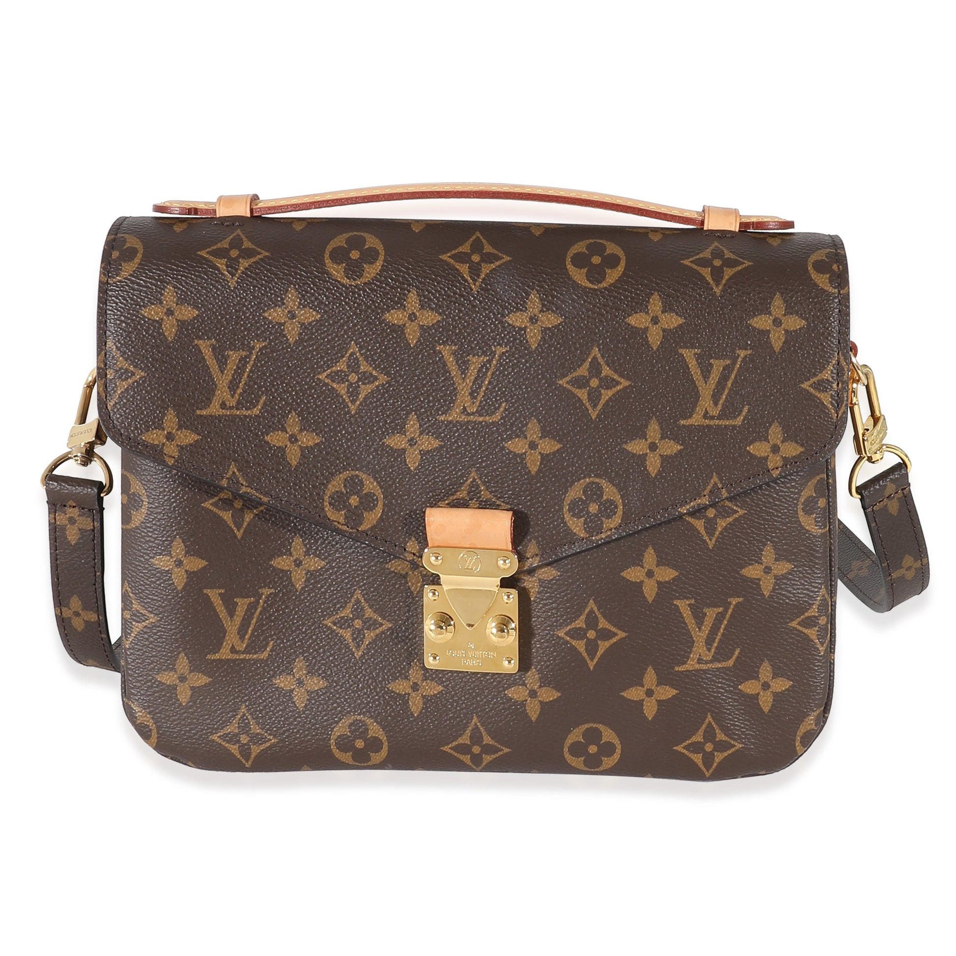 Louis Vuitton Pochette Metis Monogram Canvas Clutch Bag 11