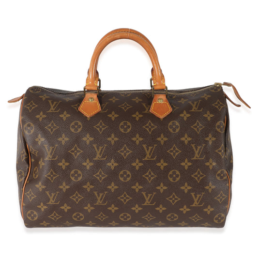 Louis Vuitton Speedy 35 Monogram Canvas Handbag 8