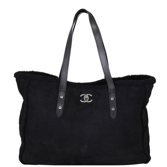 Chanel CC Shearling Tote Tote Bag