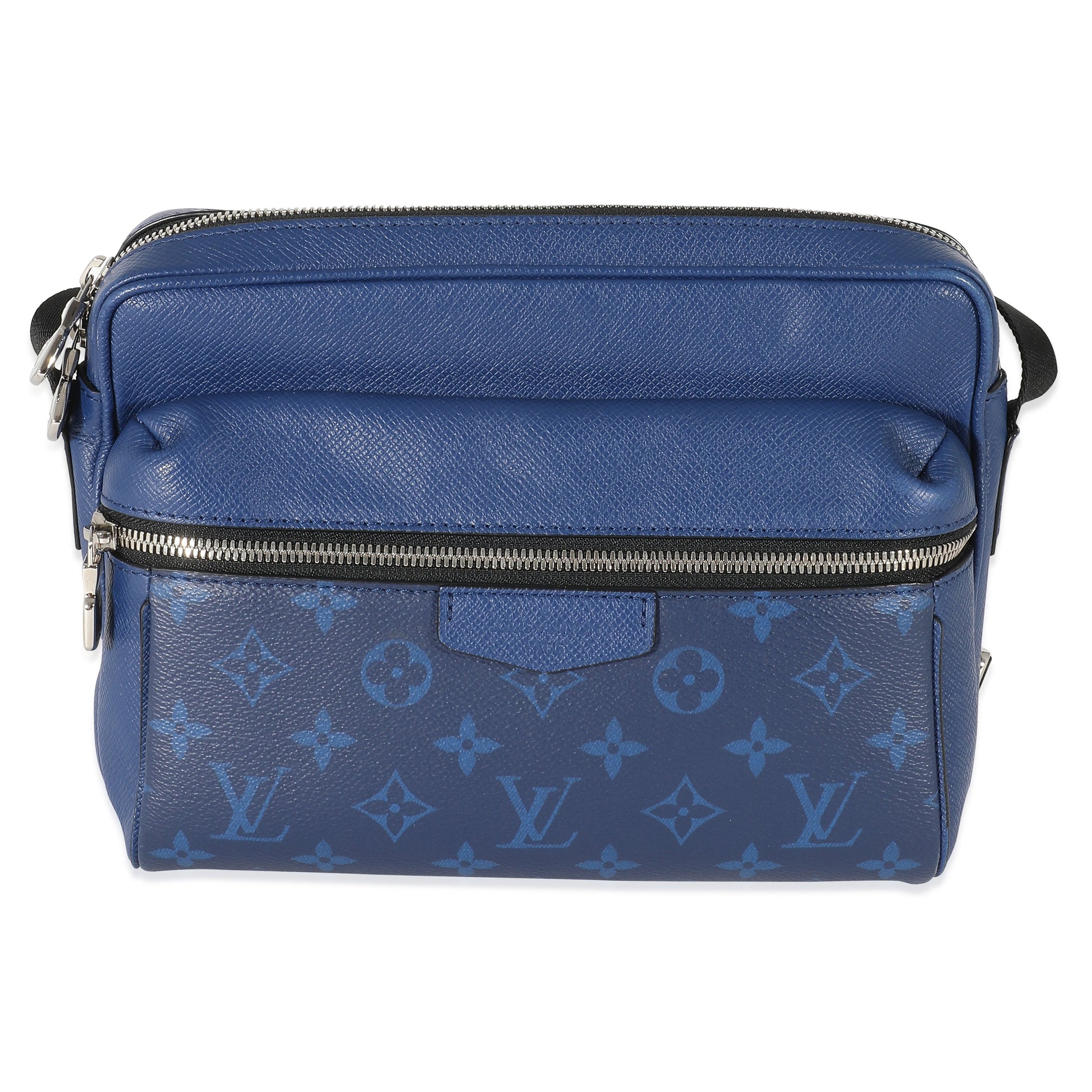 Louis Vuitton Cobalt Taiga Outdoor Messenger Monogram Crossbody Bag