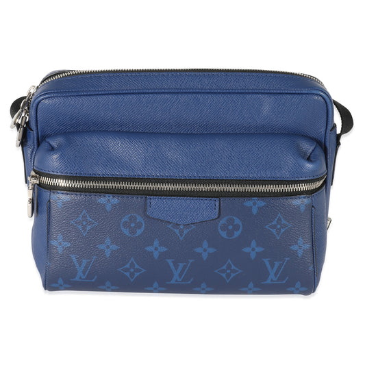 Louis Vuitton Cobalt Taiga Outdoor Messenger Monogram Crossbody Bag