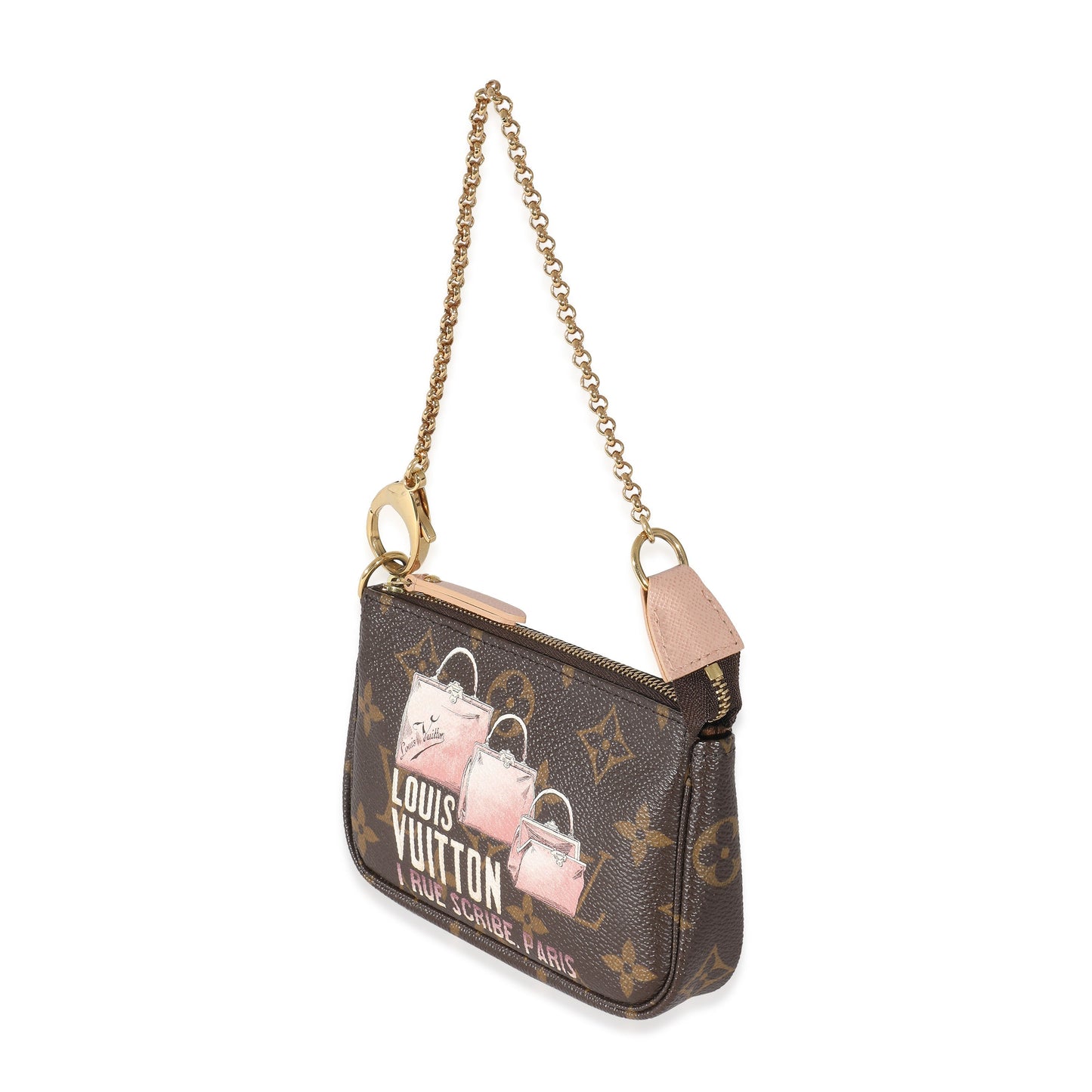 Louis Vuitton Affiche Pochette Accessoires Monogram Canvas Mini Clutch Bag