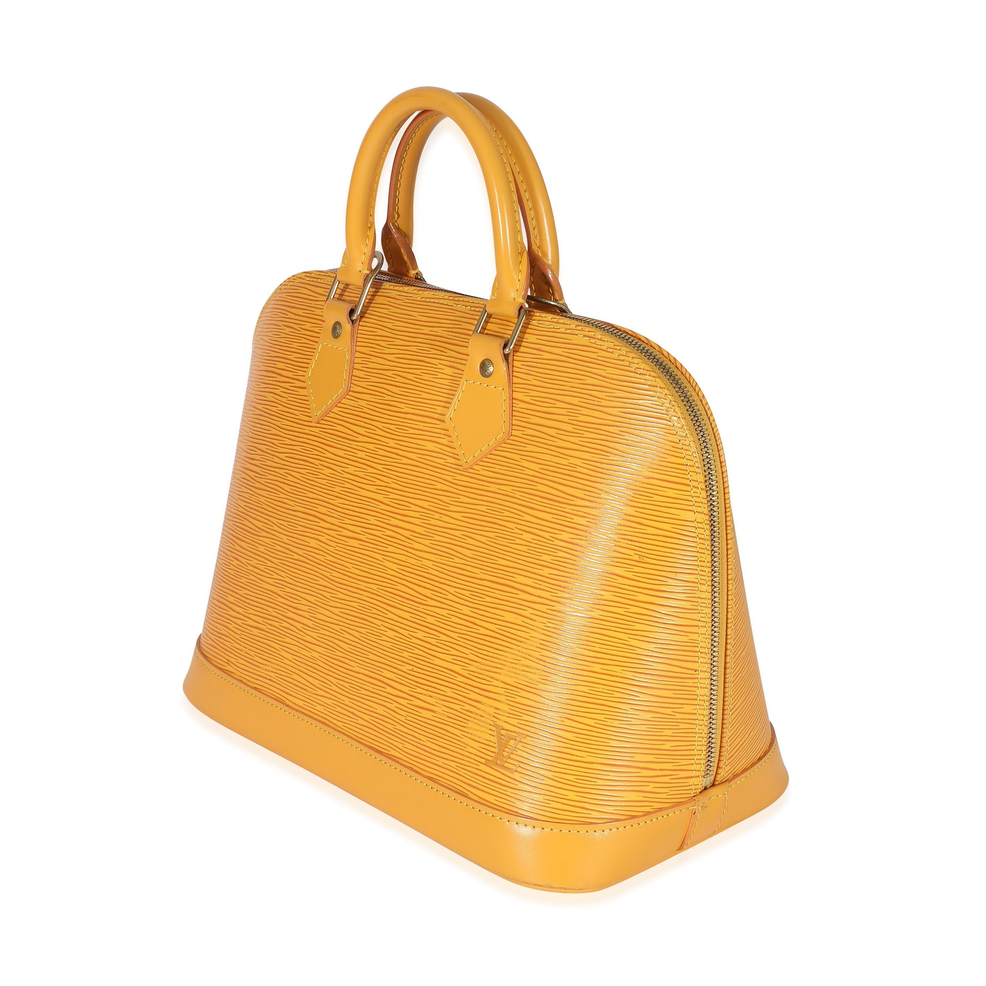 Louis Vuitton Tassil Yellow Epi Alma PM Handbag