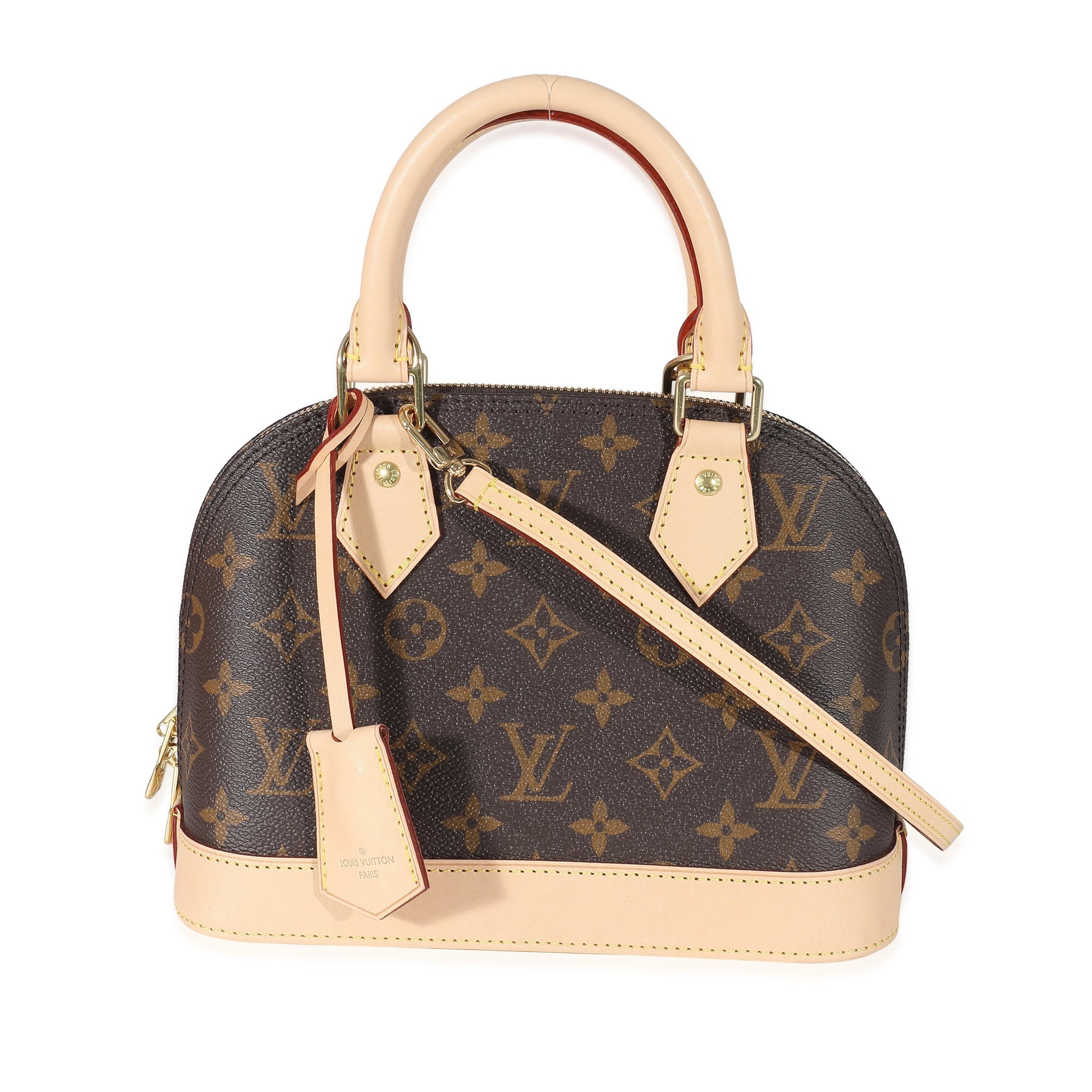 Louis Vuitton Alma BB Monogram Canvas Handbag 9