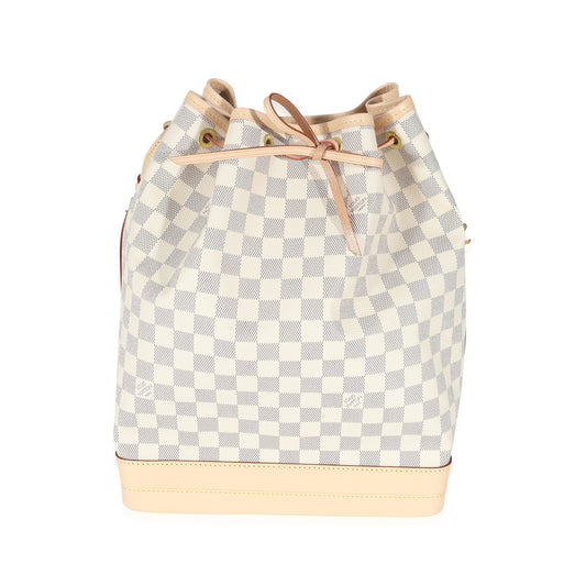 Louis Vuitton Damier Azur Noe Canvas Handbag