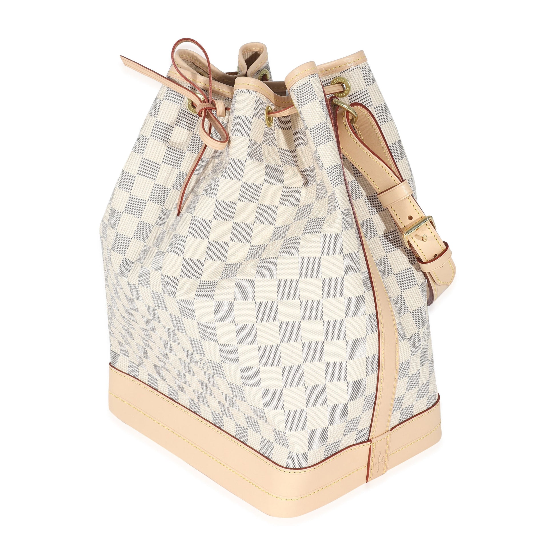 Louis Vuitton Damier Azur Noe Canvas Handbag