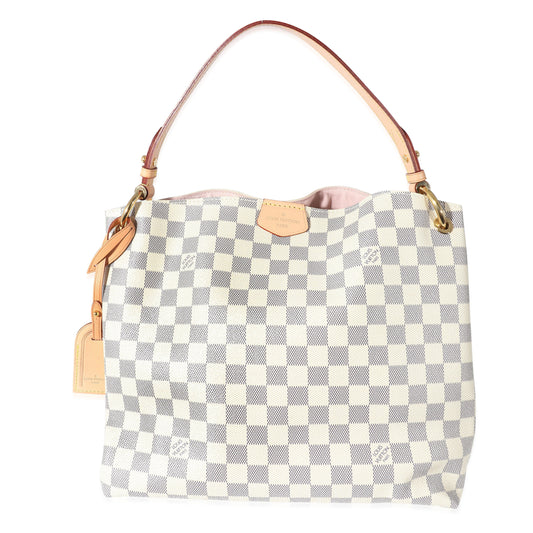 Louis Vuitton Damier Azur Graceful PM Canvas Handbag 4