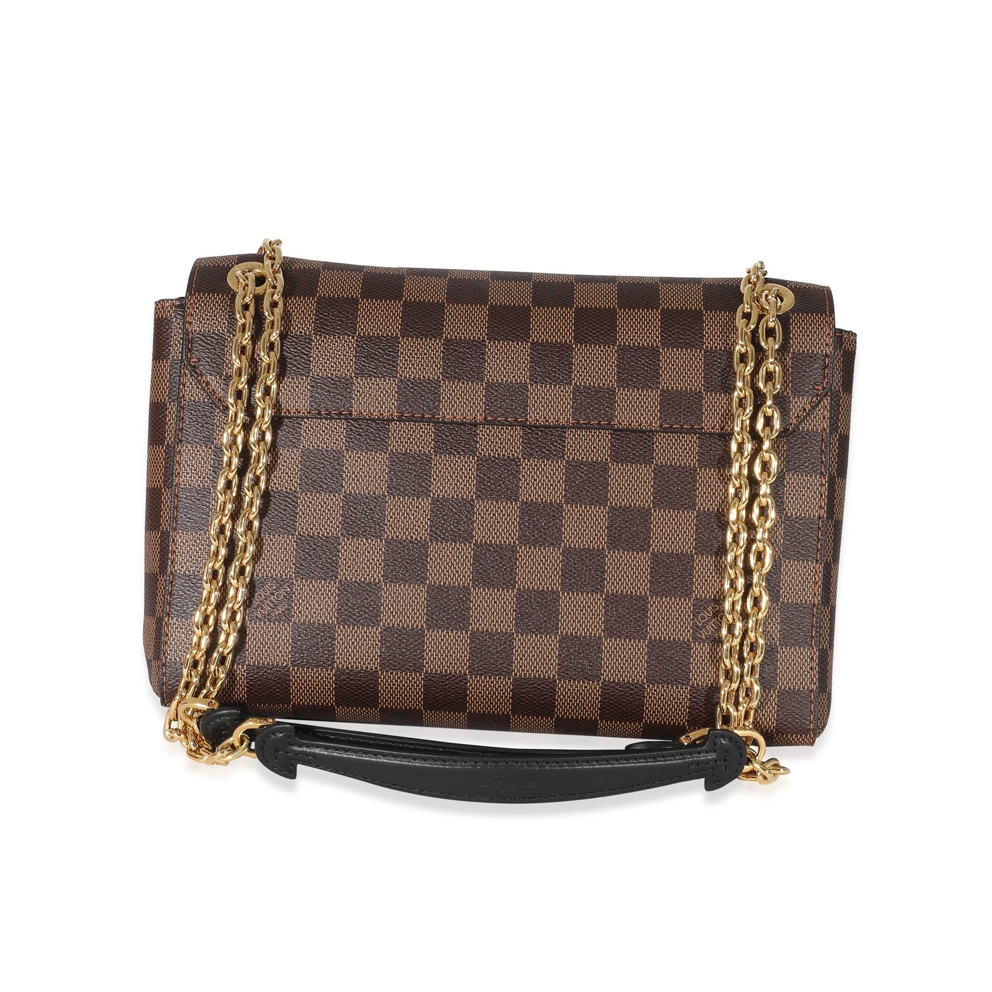 Louis Vuitton Damier Ebene Vavin PM Canvas Black Handbag