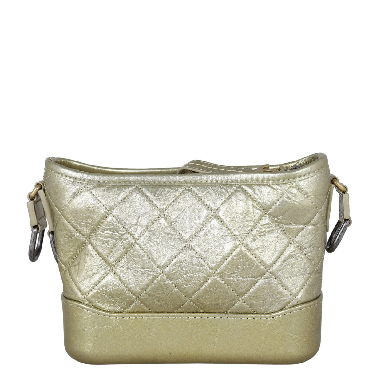 Chanel Gabrielle Hobo Gold Small Hobo Bag