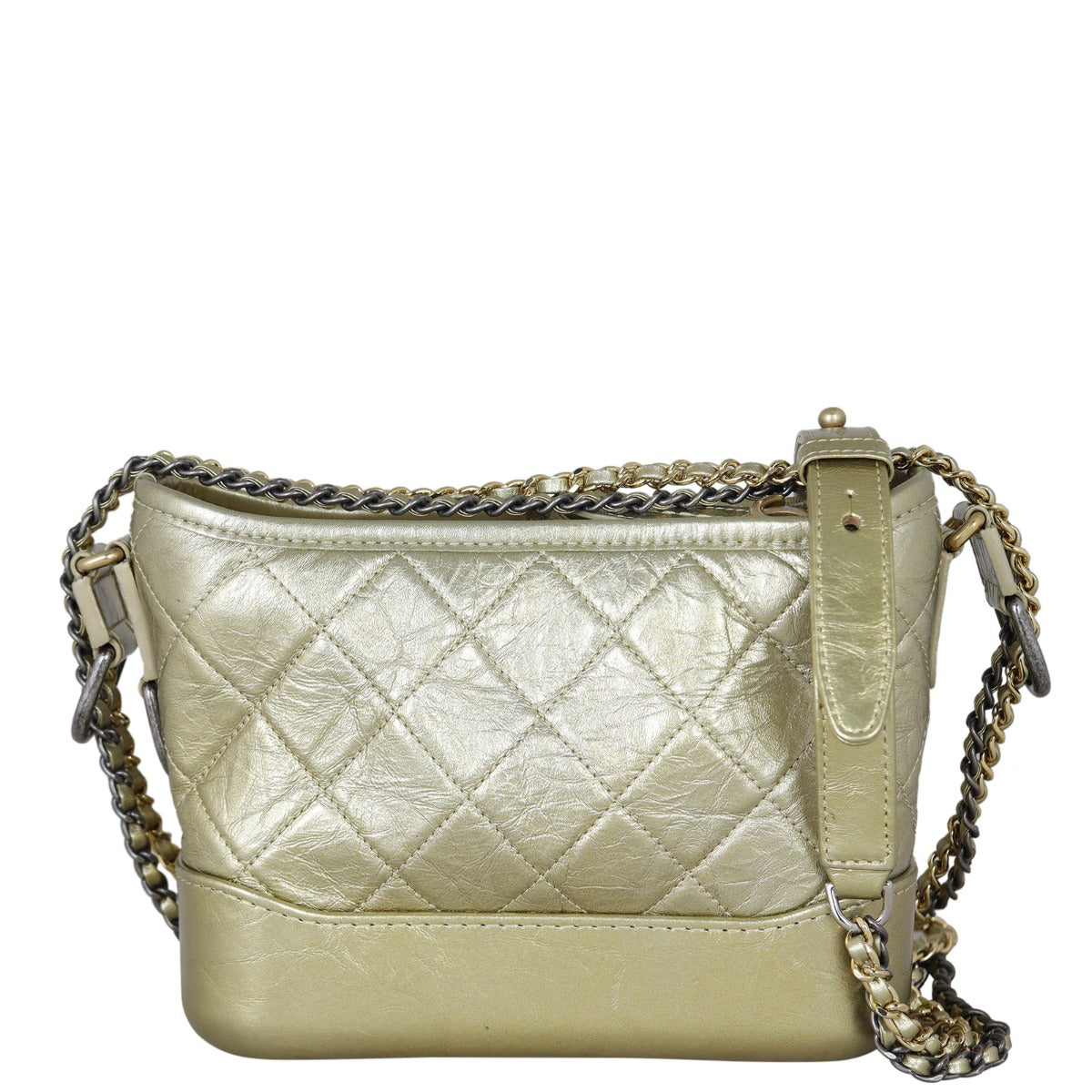 Chanel Gabrielle Hobo Gold Small Hobo Bag