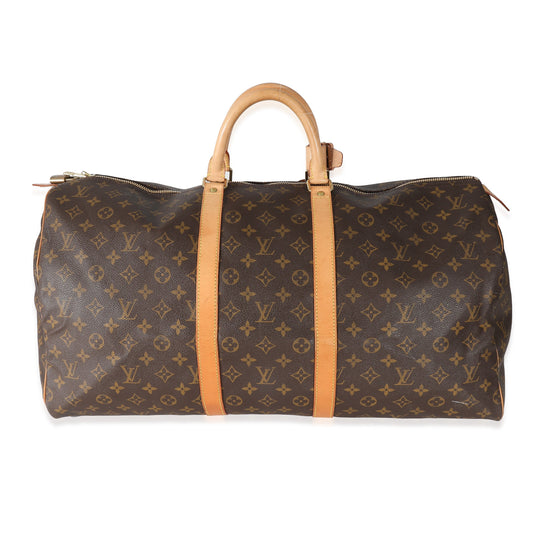 Louis Vuitton Keepall 50 Monogram Canvas Handbag