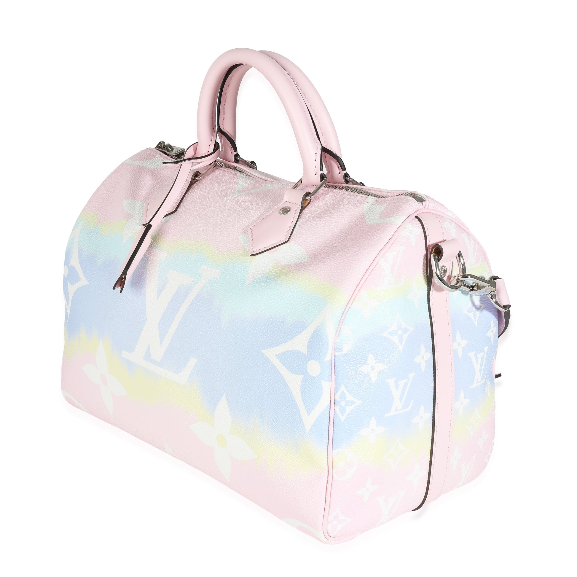 Louis Vuitton Pastel Escale Speedy Bandouliere 30 Monogram Canvas Handbag