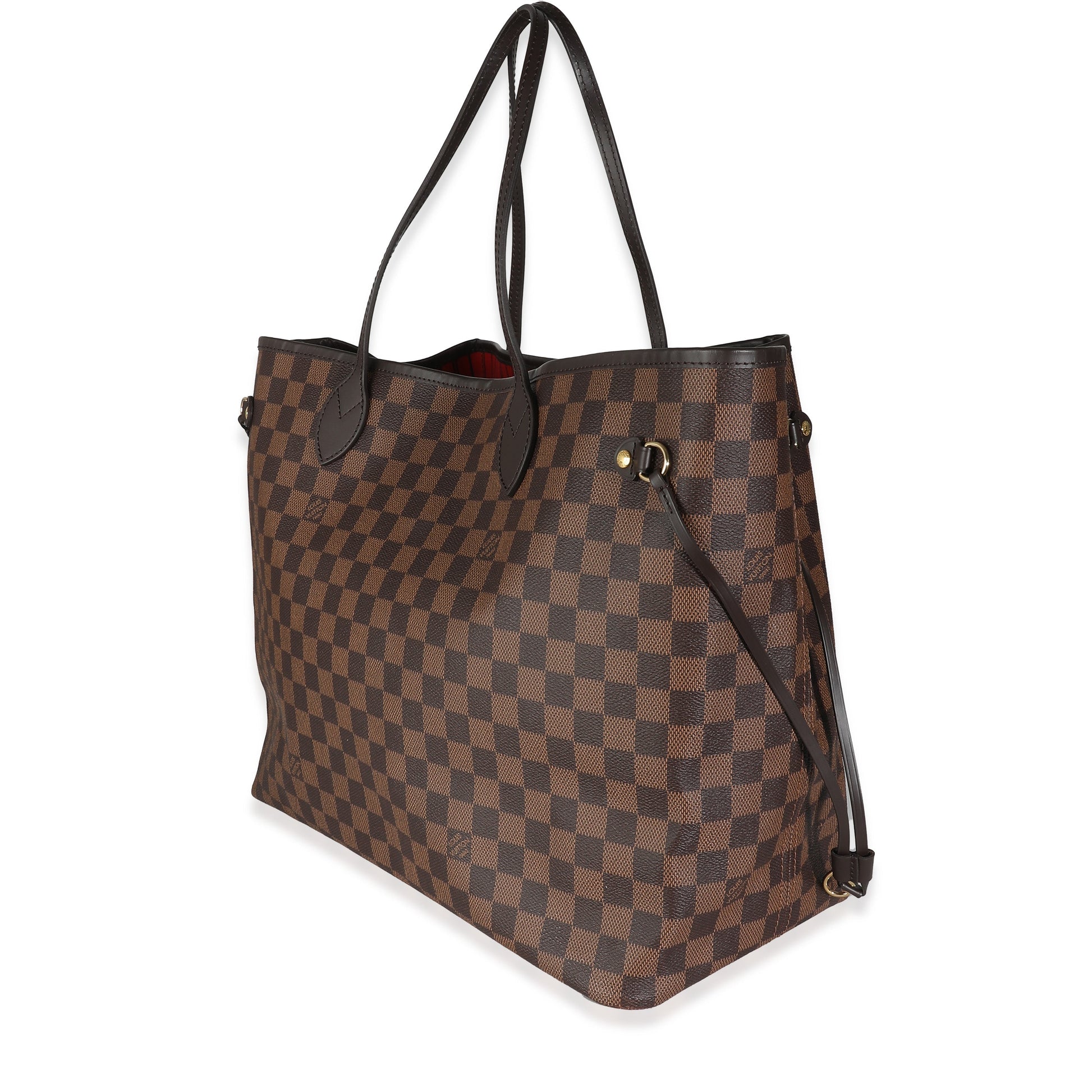 Louis Vuitton Damier Ebene Neverfull GM Canvas Tote Bag