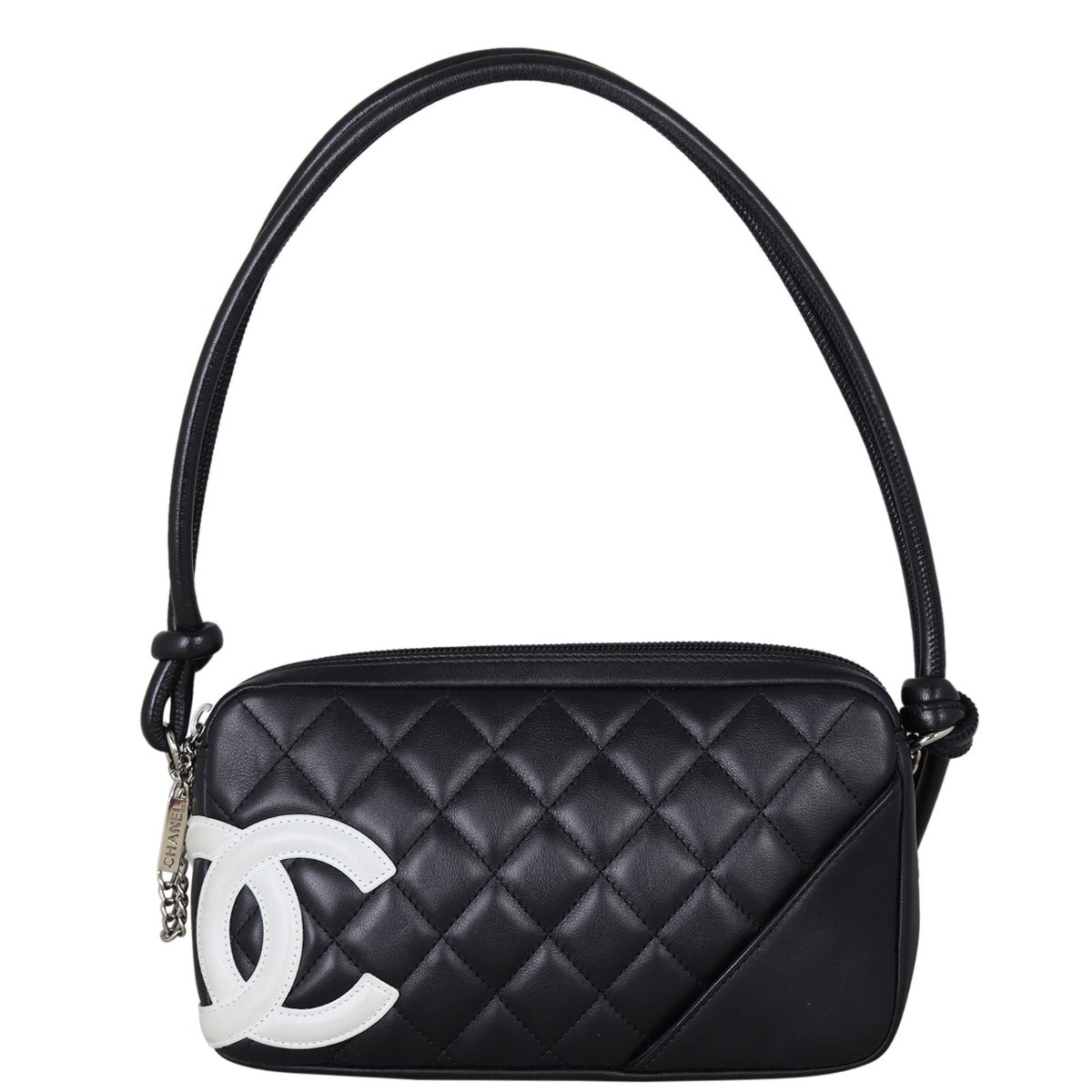 Chanel Ligne Cambon Pochette Calfskin Handbag