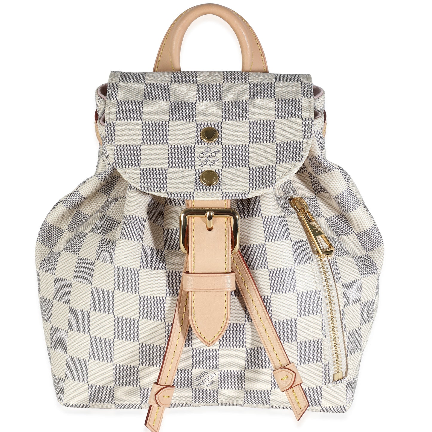 Louis Vuitton Damier Azur Sperone BB Canvas Handbag