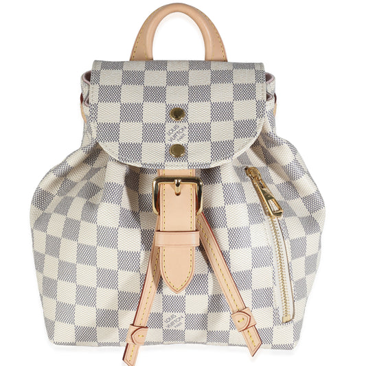 Louis Vuitton Damier Azur Sperone BB Canvas Handbag