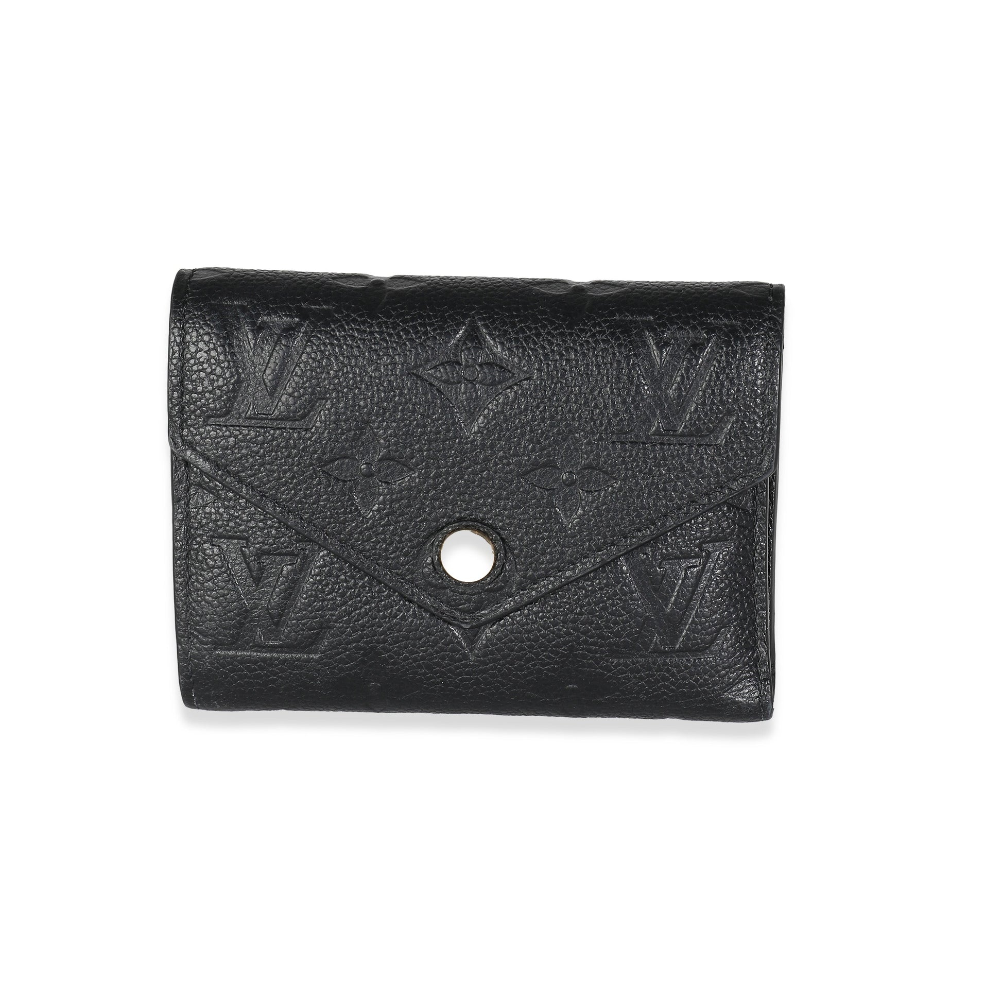 Louis Vuitton Empreinte Victorine Black Wallet Case
